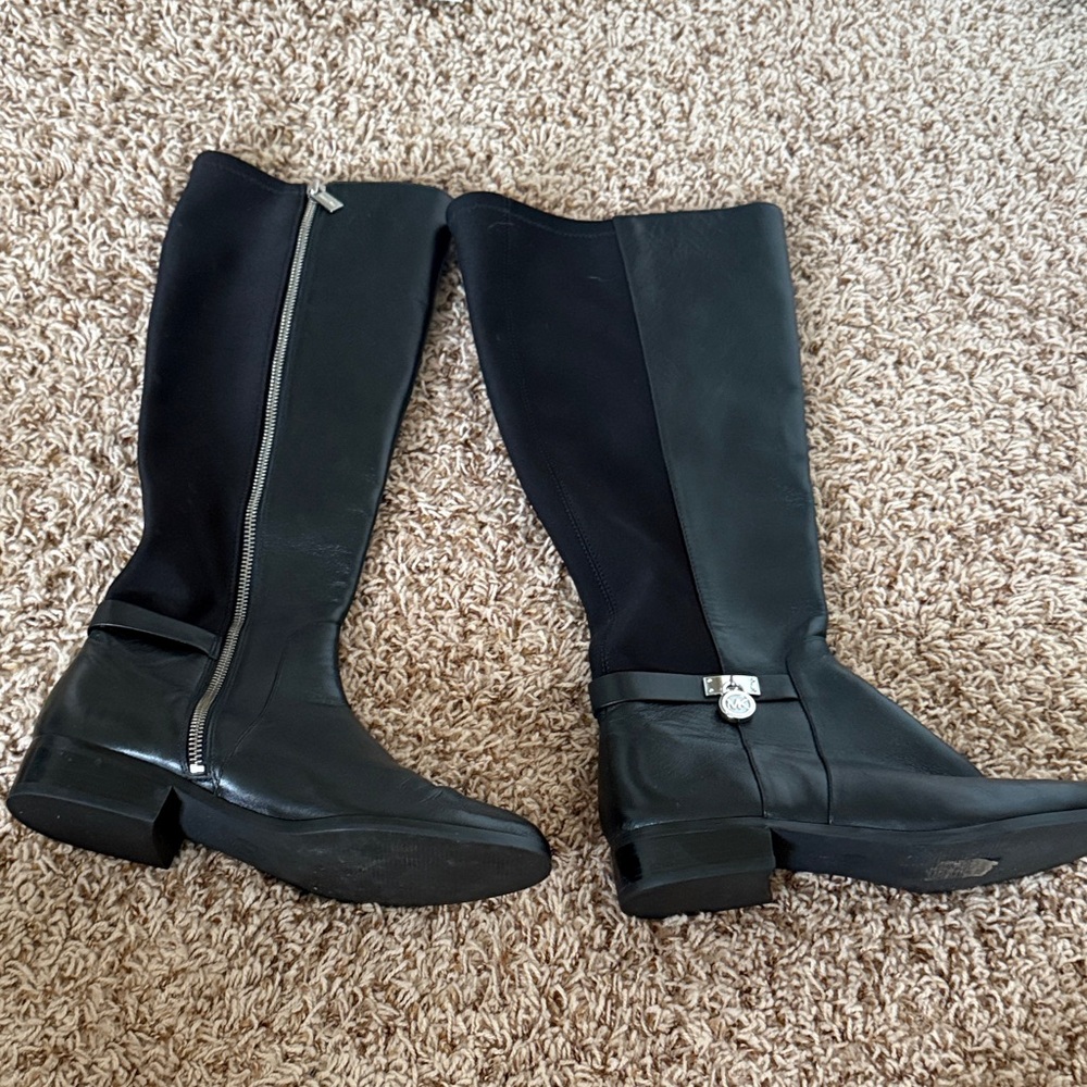 Michael Kors Black Over the Knee Boots